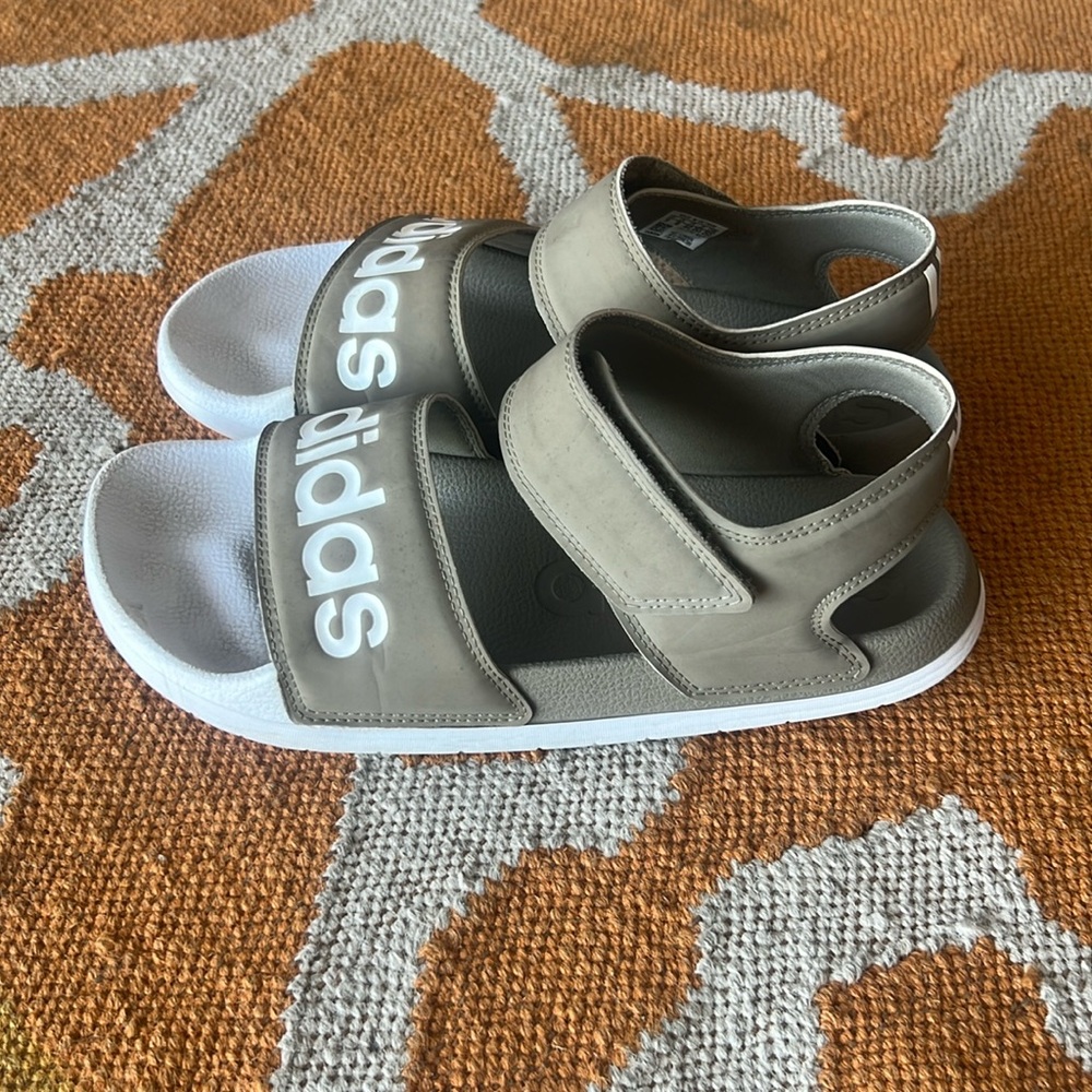 Woman’s Adidas Adalette sandal slides size 9
